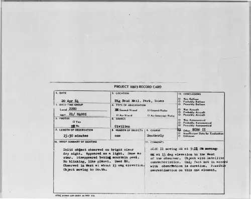 First page of 1964-04-8694196-BigBendNatl-Park-Texas