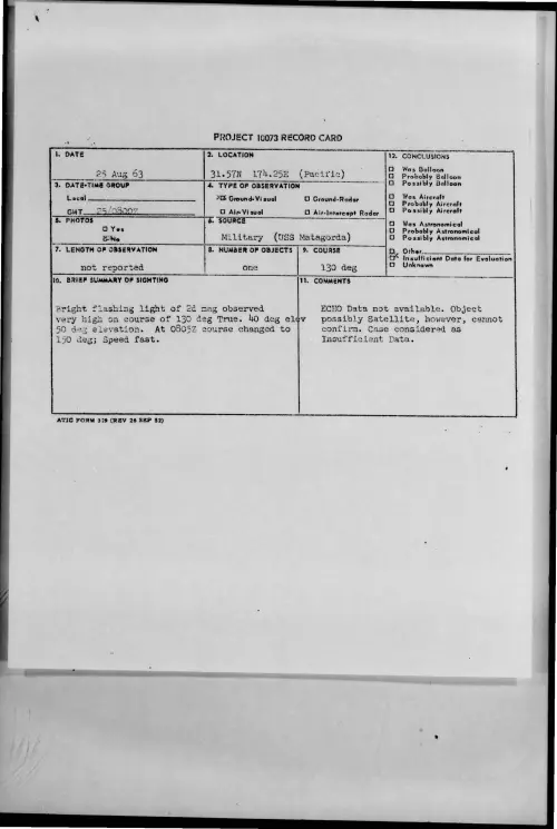 First page of 1963-08-9733273-31-57N174-25E-Pacific-