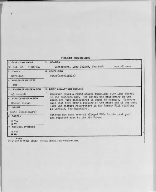 First page of 1966-10-8291671-Centerport-LongIsland-NewYork