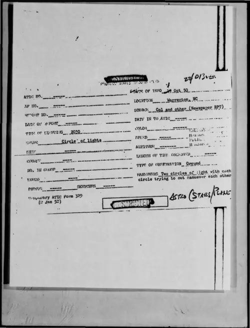 First page of 1950-10-9617407-Warrenton-NC