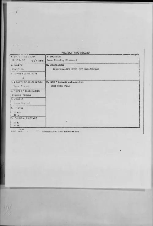 First page of 1967-02-9665935-LeesSummit-Missouri