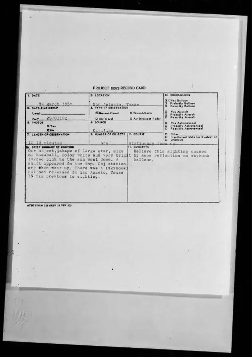 First page of 1957.03 - 6787932 - San Antonio, Texas