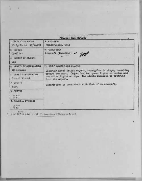 First page of 1966-04-7107074-Centerville-Ohio