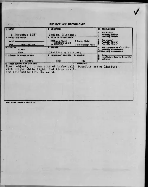 First page of 1957.11 - 6781798 - Joplin, Missouri