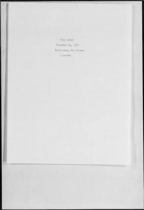 First page of 1967-11-6981023-Parsippany-NewJersey-12125-