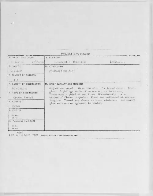 First page of 1967-04-7455218-Minneapolis-Minnesota