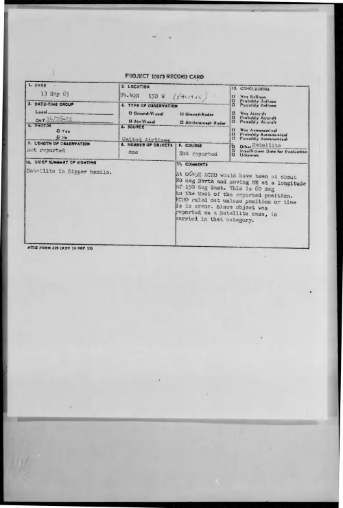 First page of 1963-09-9734013-24-40N150W-PACIFIC-