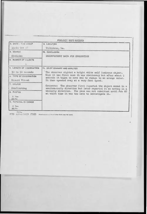First page of 1967-10-7283694-Thibodaux-La