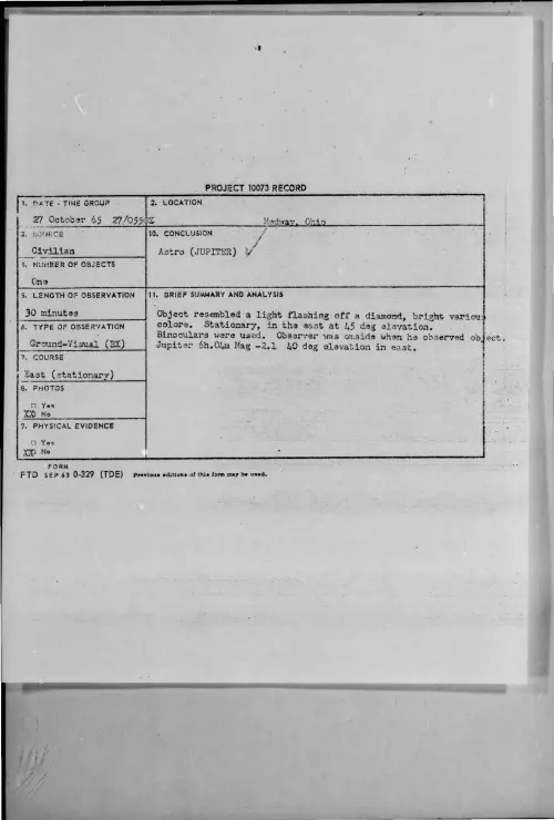 First page of 1965-10-8699267-Medway-Ohio