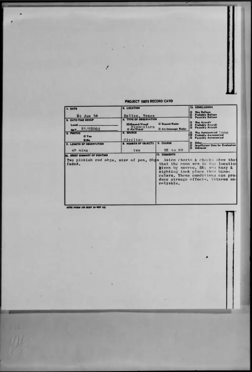 First page of 1958.06 - 8848485 - Dallas, Texas