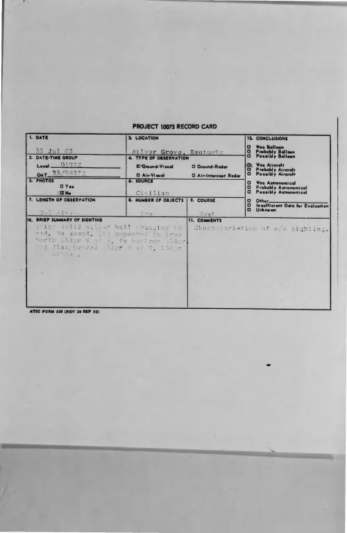 First page of 1962-07-8686009-SilverGrove-Kentucky