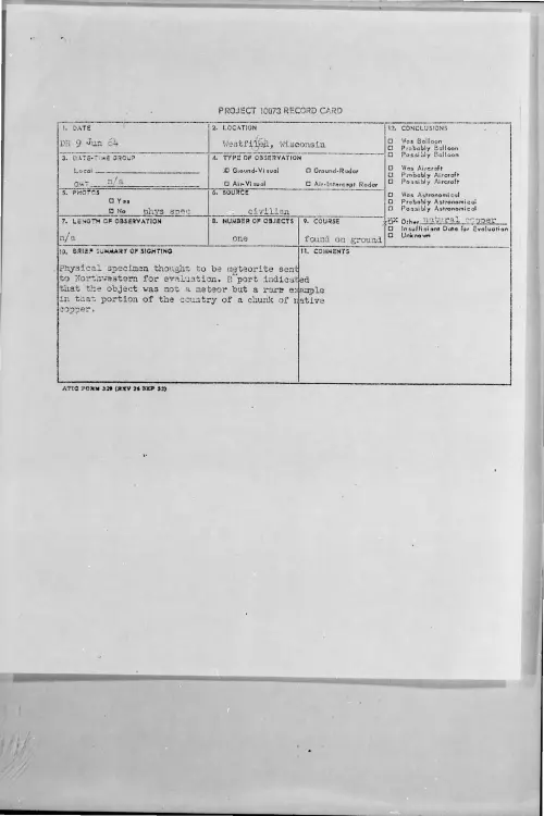 First page of 1964-06-8724752-Westfield-Wisconsin