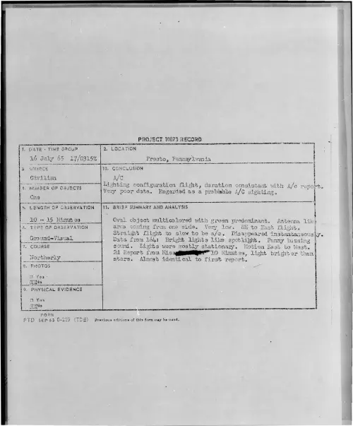 First page of 1965-07-7434583-Presto-Pennsylvania
