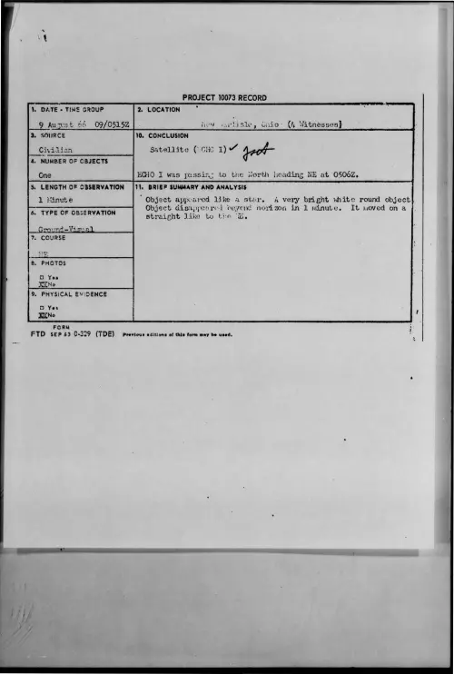 First page of 1966-08-8727468-NewCarlisle-Ohio