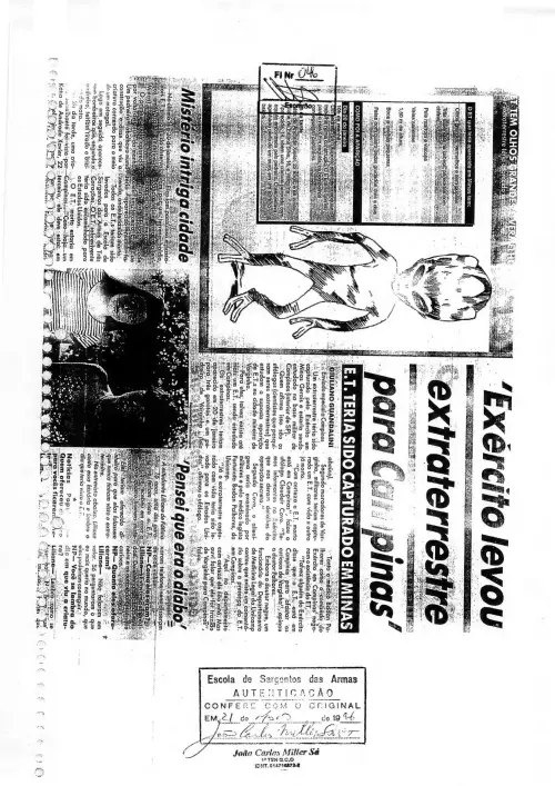 First page of BrazilianUFOFiles - varginha IPM 03 IPM 03