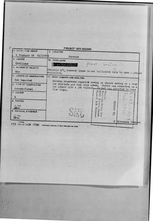 First page of 1966-02-8722867-Morocco