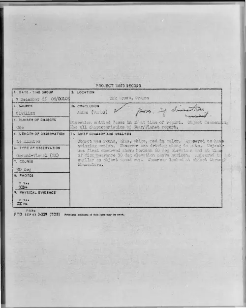 First page of 1965-12-8693056-OakGrove-Oregon