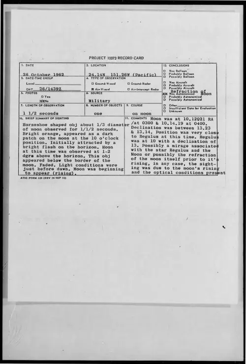 First page of 1962-10-9316089-24-14N151-26W-Pacific-