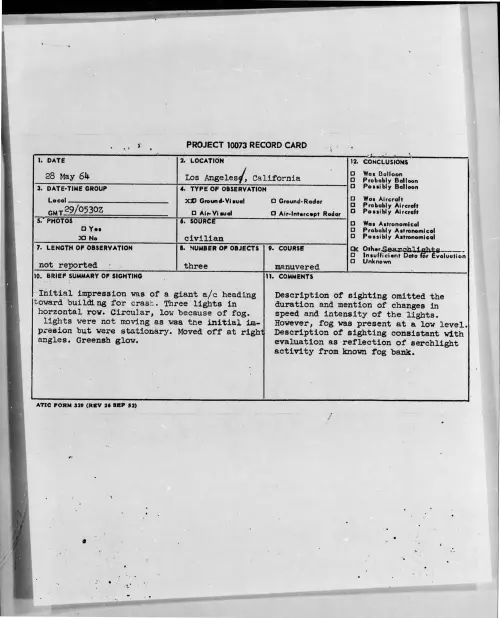 First page of 1964-05-8708911-LosAngeles-California