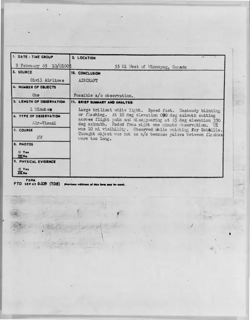 First page of 1965-02-8723793-55MiWestofWinnepeg-Canada