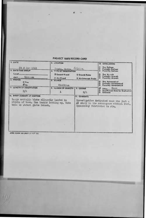 First page of 1963-11-9737078-Conde-Bahia-BRAZIL
