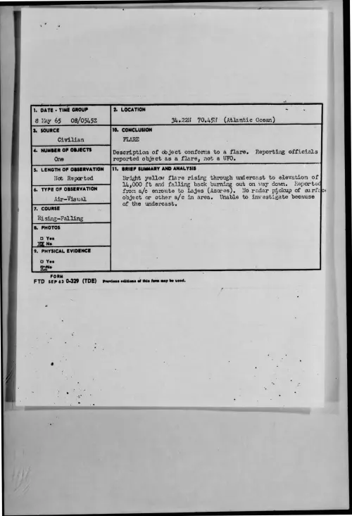 First page of 1965-05-9073740-34-22N70-45W-AtlanticOcean-
