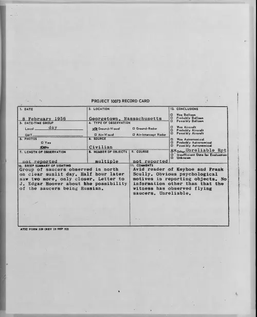 First page of 1956.02 - 7340481 - Georgetown, Massachusetts