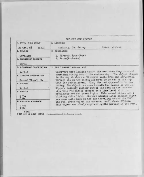 First page of 1966-10-8289322-Rockaway-NewJersey