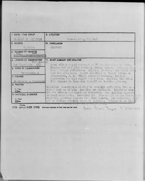 First page of 1965-07-7438433-Bloomingburg-NewYork