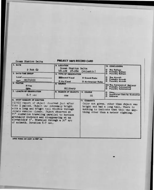 First page of 1962-02-8704138-OceanStationDelta48-12N28-26W-Atlantic-
