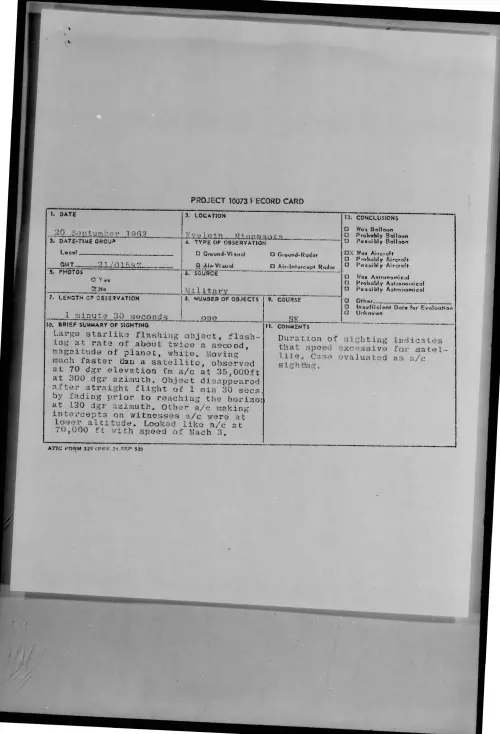 First page of 1962-09-8724440-Eveleth-Minnesota
