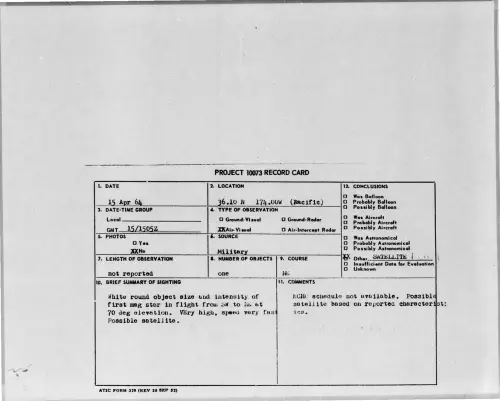 First page of 1964-04-8693646-36-10N174-00W-Pacific-