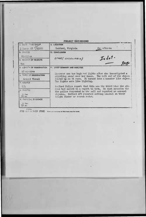 First page of 1967-03-9734640-Bedford-Virginia