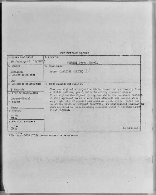 First page of 1966-01-8722546-WaikikiBeach-Hawaii
