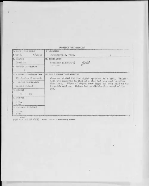 First page of 1967-04-7451353-Turnersfalls-Mass