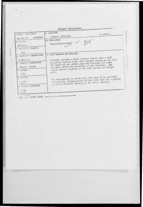 First page of 1967-01-8541707-Denver-Colorado