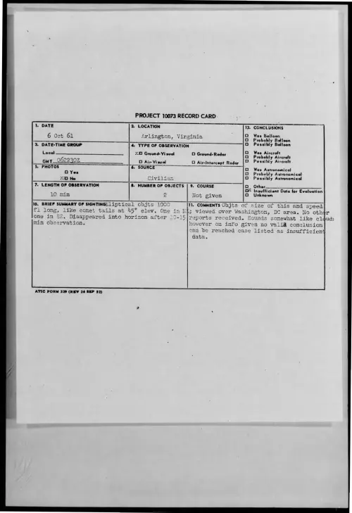 First page of 1961-10-8683786-Arlington-Virginia