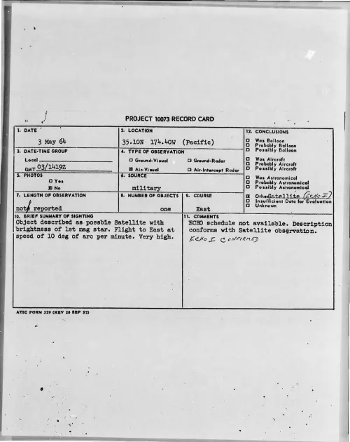 First page of 1964-05-8702862-35-10N174-40W-Pacific-