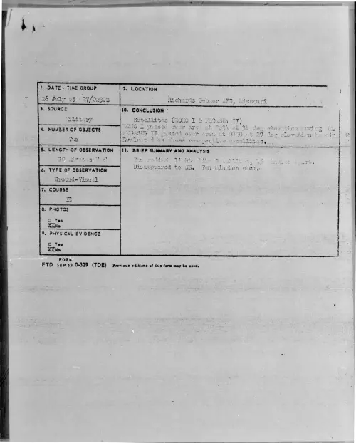 First page of 1965-07-7439236-RichardsGebaurAFB-Missouri