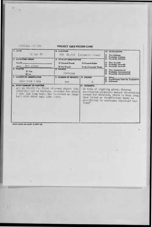First page of 1962-03-8645791-22N67-20W-AtlanticOcean-