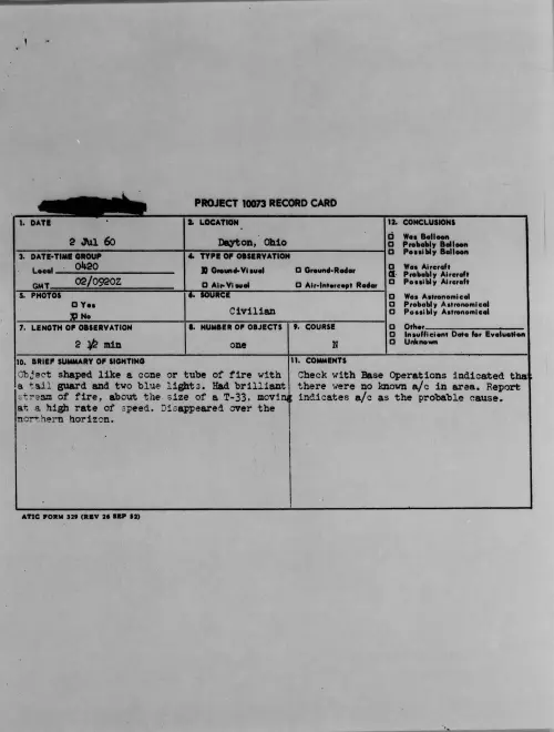 First page of 1960.07 - 7814529 - Dayton, Ohio