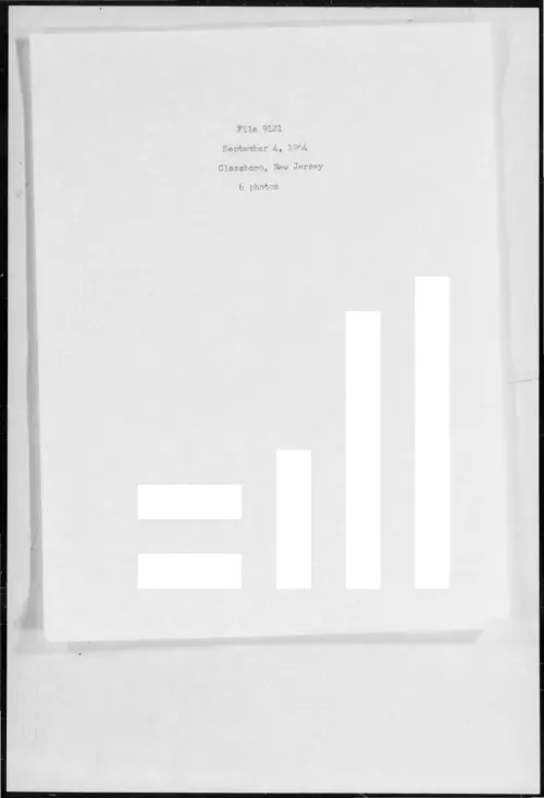 First page of 1964-09-6977727-Glassboro-NewJersey-9121-