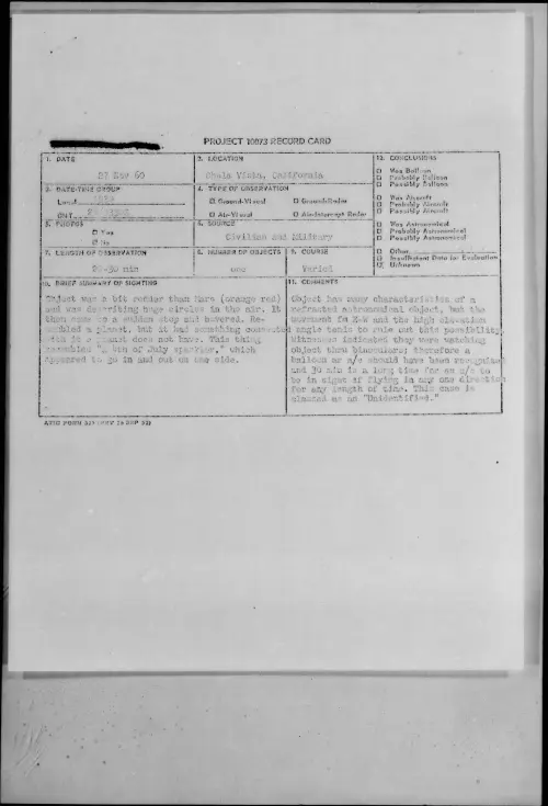 First page of 1960.11 - 8601427 - Chula Vista, California