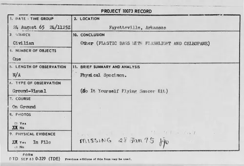 First page of 1965-08-9370302-Fayetteville-Arkansas