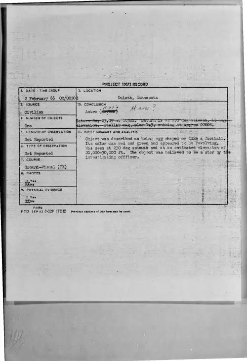 First page of 1966-02-8722884-Duluth-Minnesota
