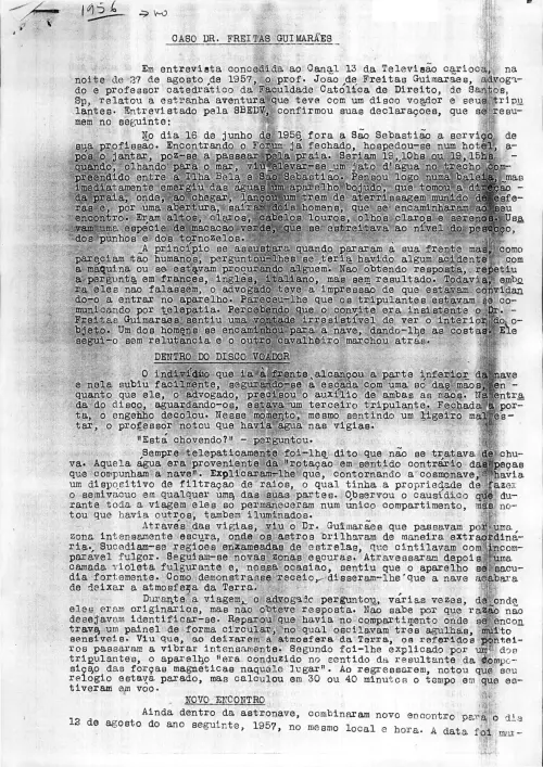 First page of BrazilianUFOFiles - Caso João de Freitas Guimarães 1956_ENVELOPE_04_CONTEUDO