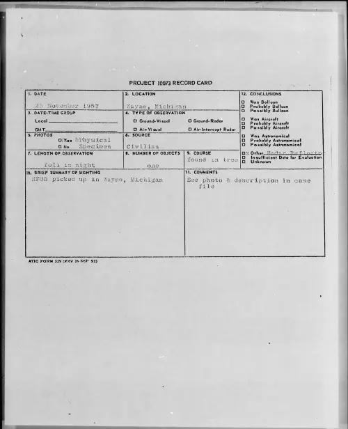 First page of 1957.11 - 6962833 - Wayne, Michigan