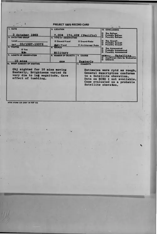 First page of 1962-10-8725867-7-00S174-40W-Pacific-