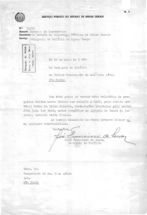 First page of BrazilianUFOFiles - CASO SIOANI 41 em Preto e Branco Caso SIOANI 041