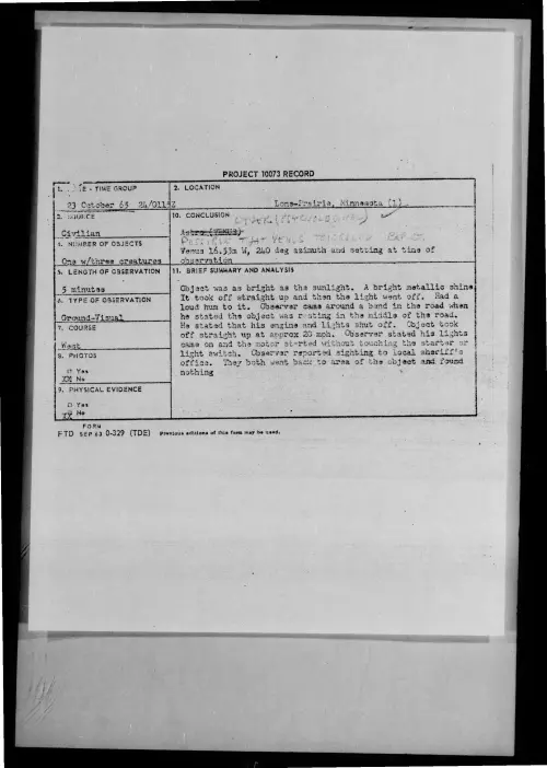 First page of 1965-10-8698829-Lone-Prairie-Minnesota